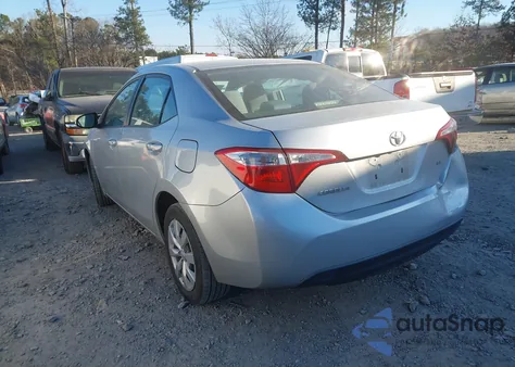2016 Toyota Corolla Le z USA, uszkodzony, nr VIN 5YFBURHE6GP504439